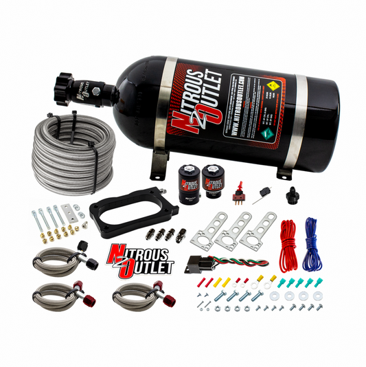 Nitrous Outlet Dodge 2003-2006 Viper Plate System - Gas/E85 (5-55psi)(50-200HP)(12lb Bottle)