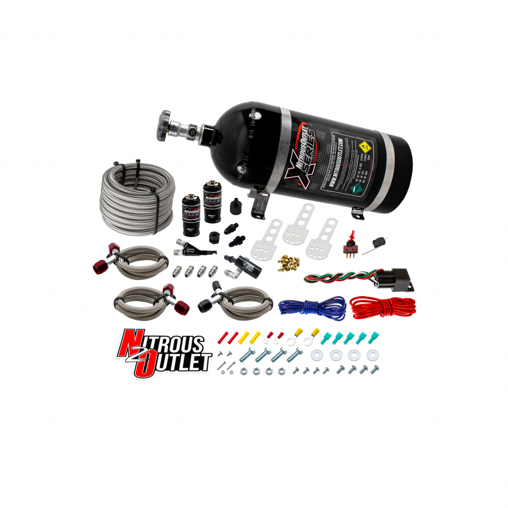 X-Series Ford 2011-2019 Mustang EFI Single Nozzle System - Gas/E85 (5-55psi)(35-200HP)