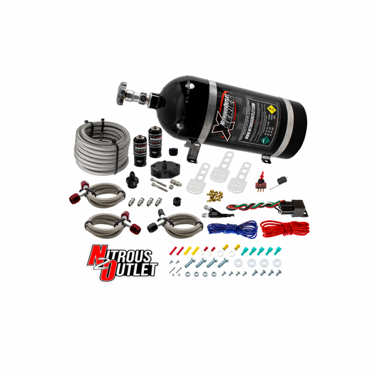 X-Series Ford 1999-2004 Mustang GT, Cobra, Mach 1 EFI Single Nozzle System - Gas/E85 (5-55psi)(35-200HP)