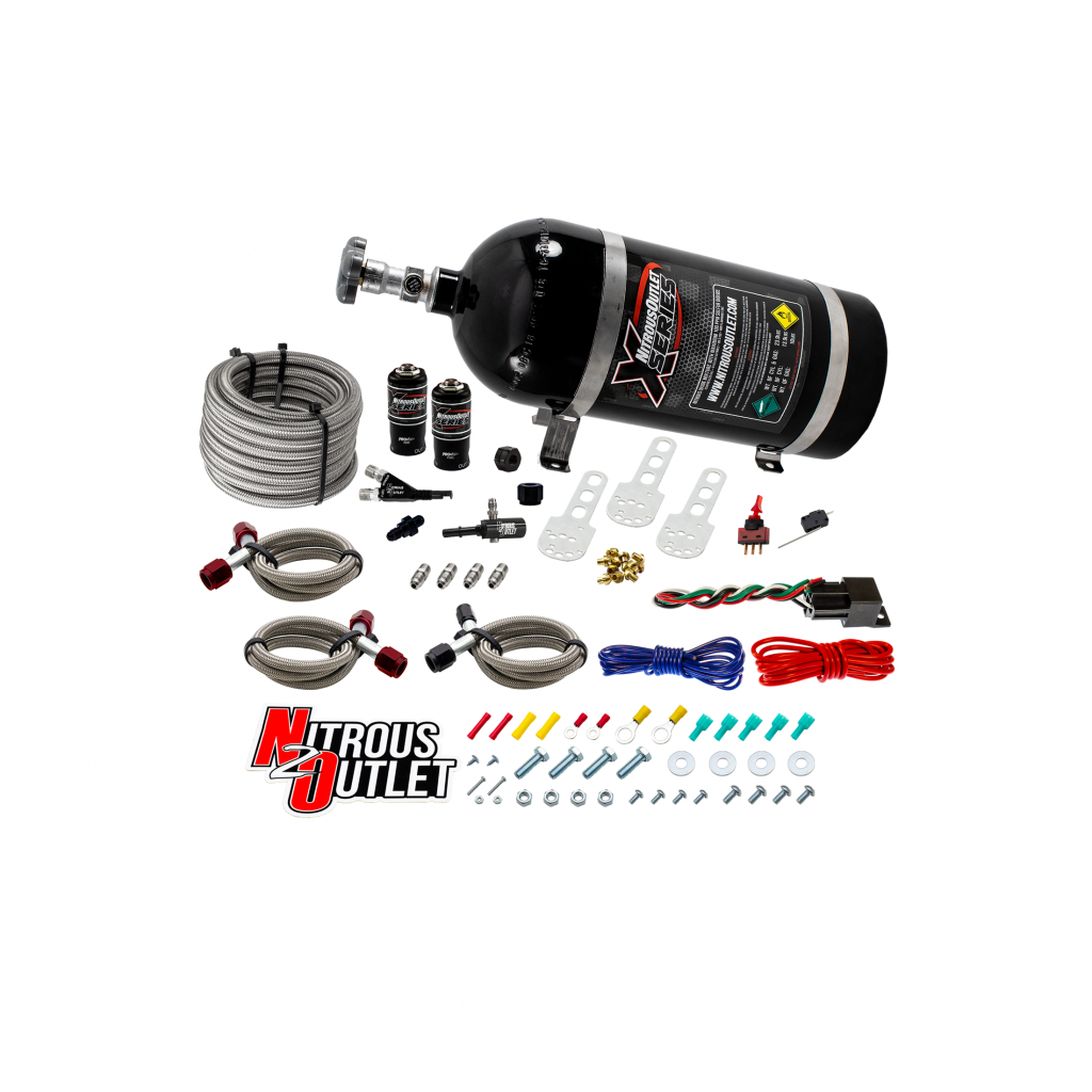 X-Series GM 2014-2019 LT1/L83/L86 Single Nozzle System - Gas/E85 (5-55psi)(35-200HP)