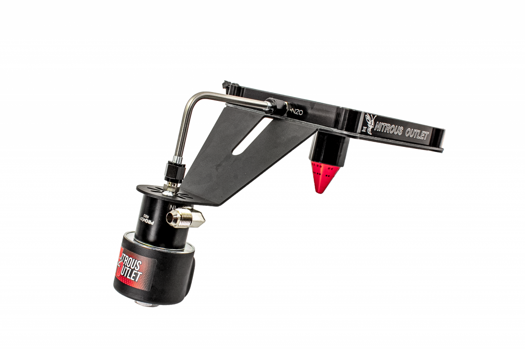 Nitrous Outlet 4500 Stinger 3 Dry Race Solenoid Forward Conversion Kit - Hard-line/.178 Trashcan Solenoid Nitrous Solenoid/Deep Break Solenoid Bracket/Solenoids Mount Upside Down - (50-600 HP)