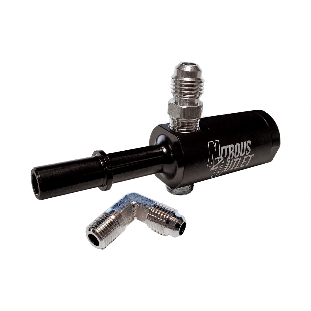 Nitrous Outlet 3/8" Inline Fuel Adapter Kit - Straight