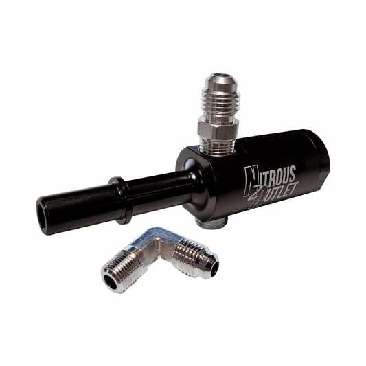 Nitrous Outlet 3/8" Inline Fuel Adapter Kit - Straight