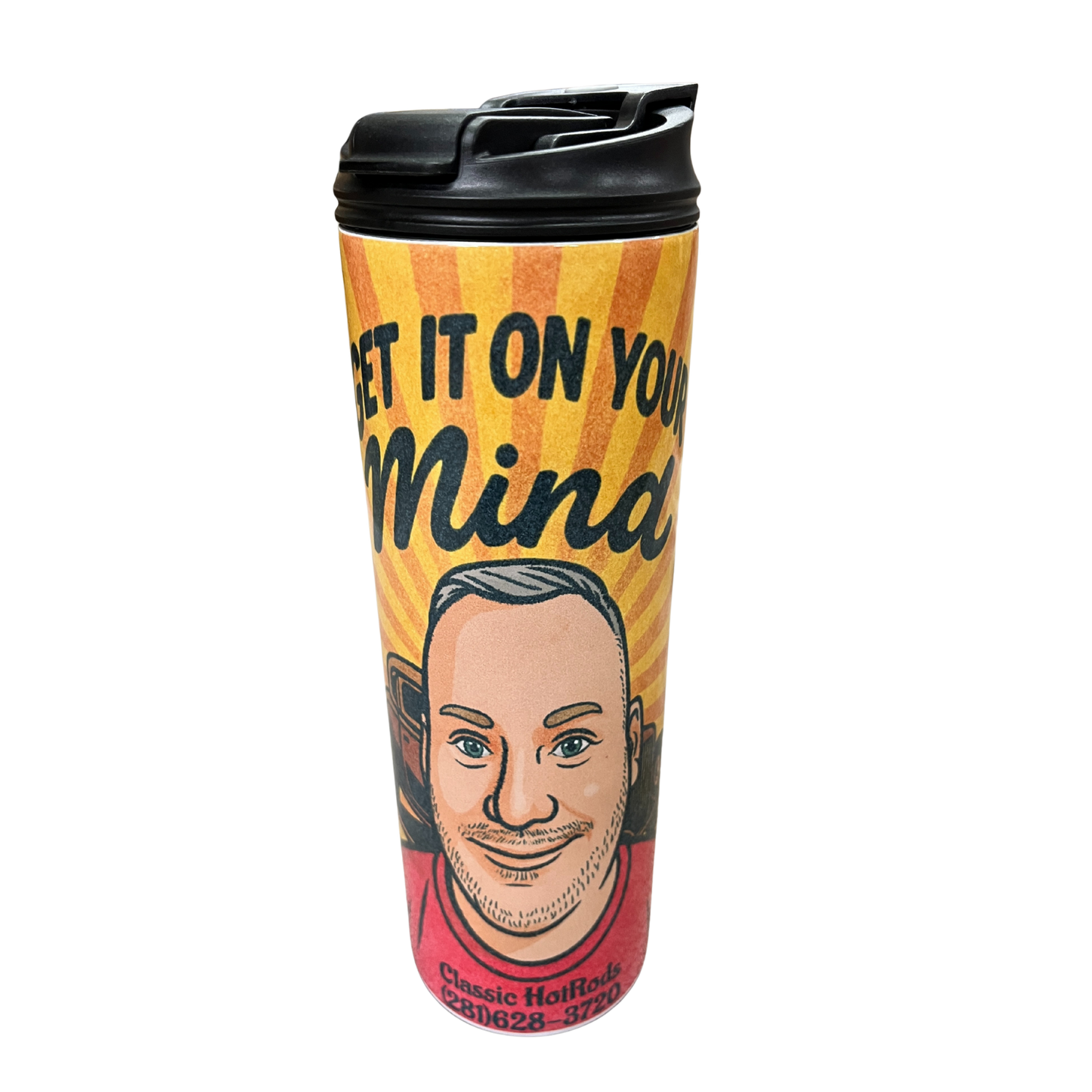 Classic Hot Rods “Get It On Your Mind” Travel Cup
