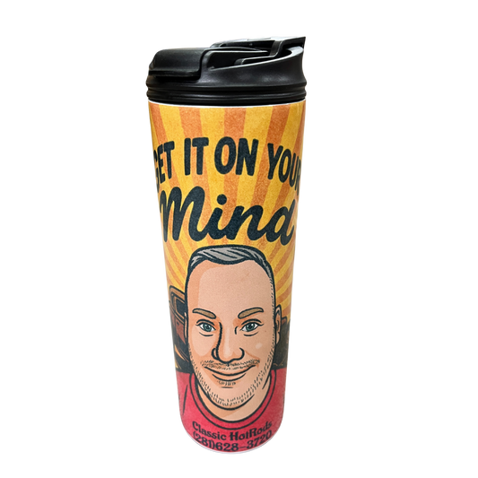 Classic Hot Rods “Get It On Your Mind” Travel Cup