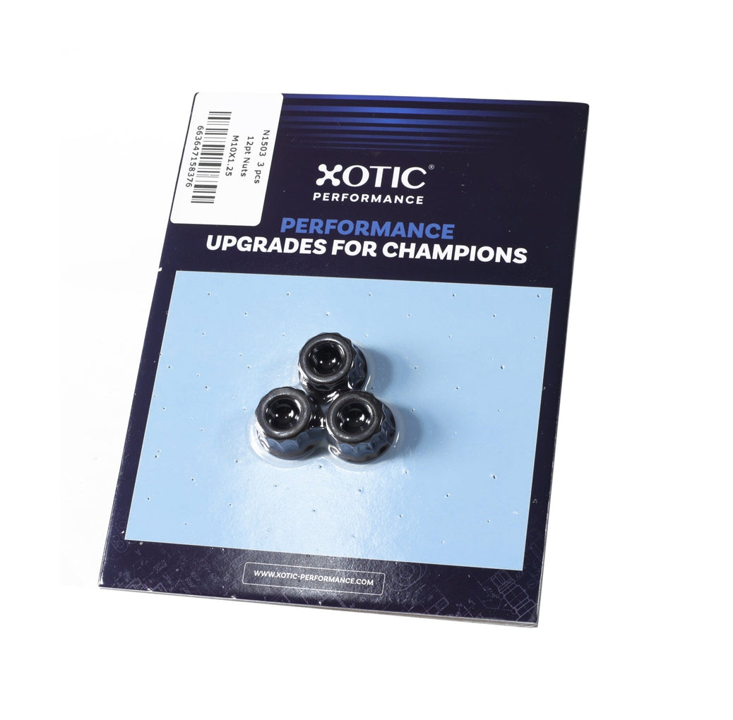 Nuts – N1503 12-Point Nuts M10 x 1.25 Socket Size 16mm x 3 Pcs